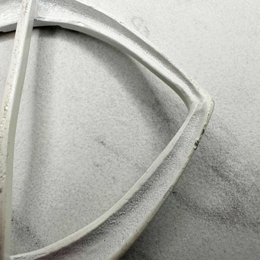 Vintage Metal White Fish Scarf Slide Shirt Tie Bar Belt Buckle - Picture 10 of 10